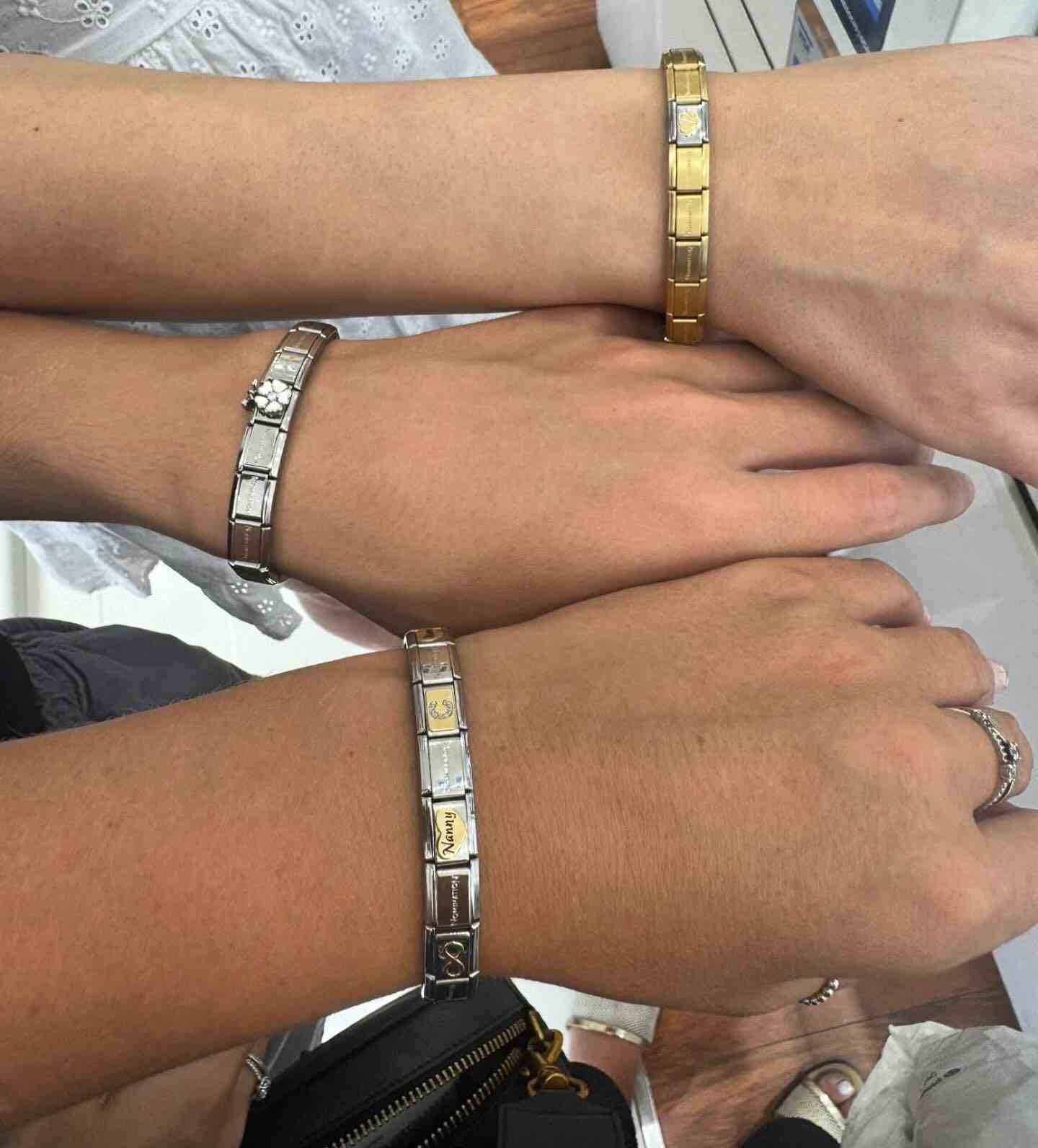 Charm, Composable Link, NANA in bonded yellow gold Nomination